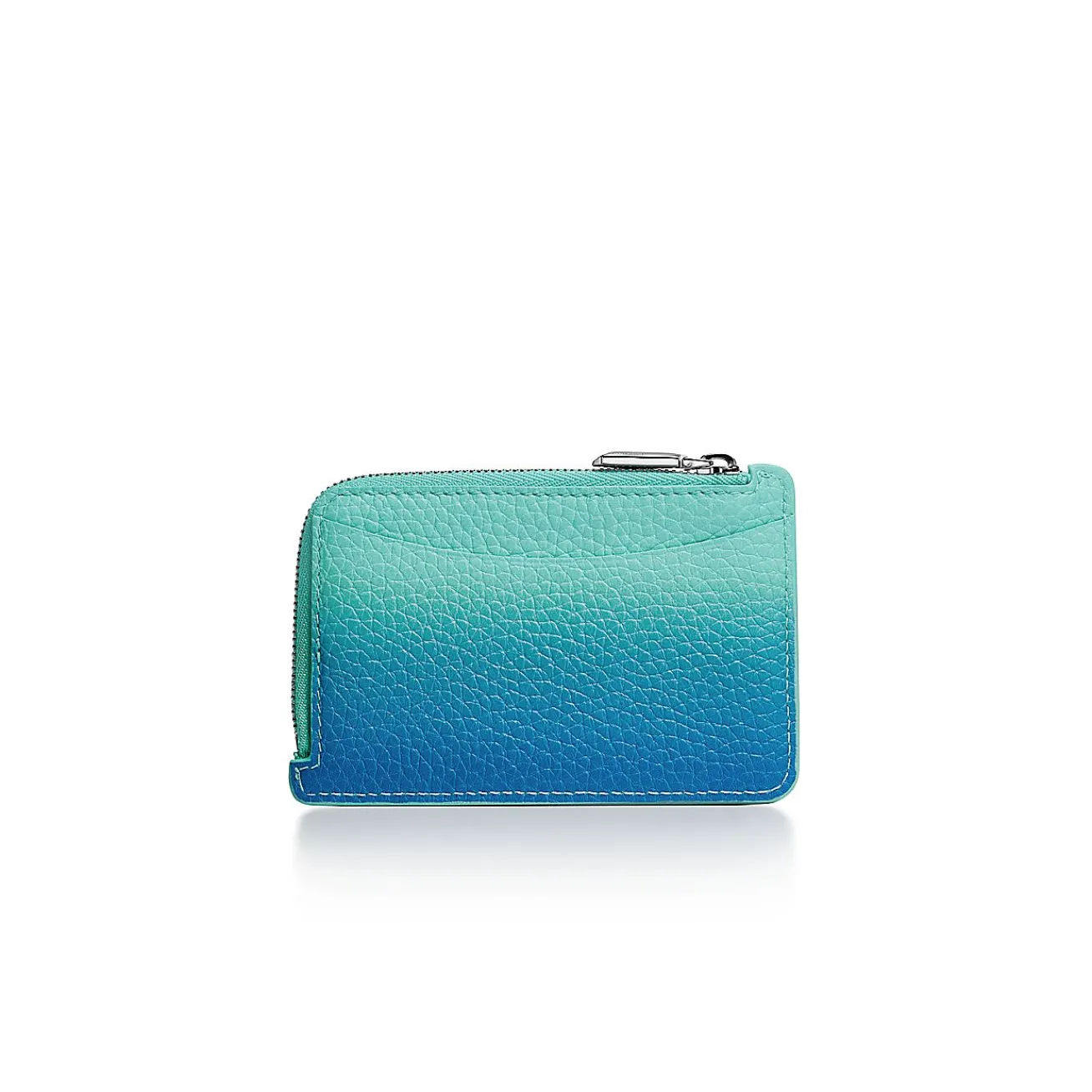 Tiffany & Co. Return to Tiffany® Zip Card Case in Infinity Blue Leather | ^Women Tiffany Blue® Gifts|Small Leather Goods