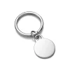 Tiffany & Co. Round tag key ring in sterling silver. | ^Women Key Rings|Women's Accessories