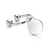 Tiffany & Co. Round tag key ring in sterling silver, small. | ^Women Him|Gifts for Him