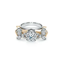 Tiffany & Co. Schlumberger by ™ Two Bees engagement ring in platinum and 18k gold | ^ Jean Schlumberger by Tiffany|Engagement Rings