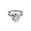 Tiffany & Co. Schlumberger by ™ Buds engagement ring with a diamond platinum band | ^ Jean Schlumberger by Tiffany|Engagement Rings
