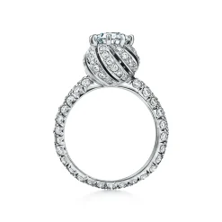 Tiffany & Co. Schlumberger by ™ Buds engagement ring with a diamond platinum band | ^ Jean Schlumberger by Tiffany|Engagement Rings