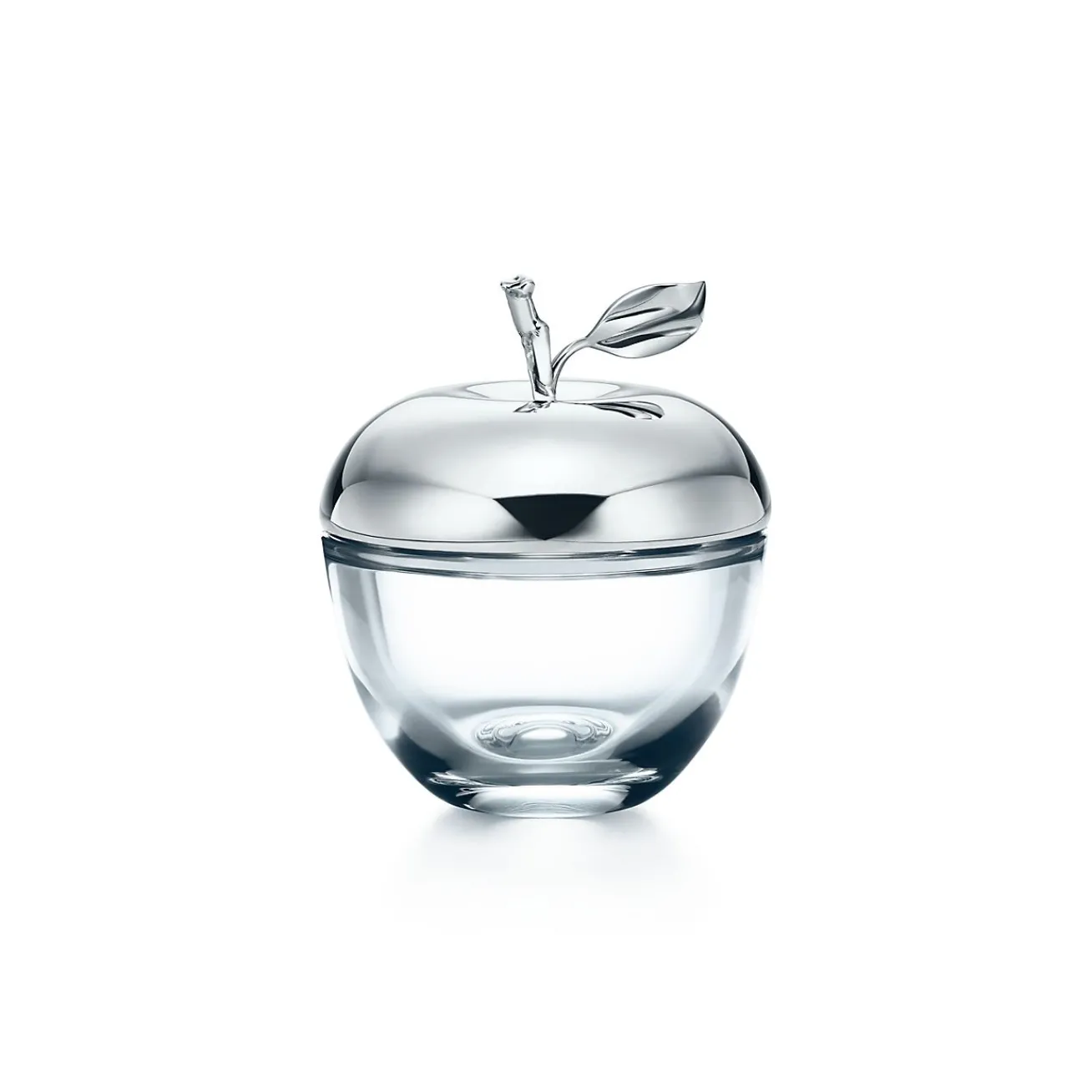 Tiffany & Co. Shop Crystal and Sterling Silver Apple Box | ^ Gifts to Personalize|Business Gifts