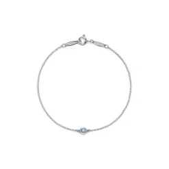 Tiffany & Co. Shop Elsa Peretti® Sterling Silver and Aquamarine Bracelet | ^ Bracelets|Sterling Silver Jewelry