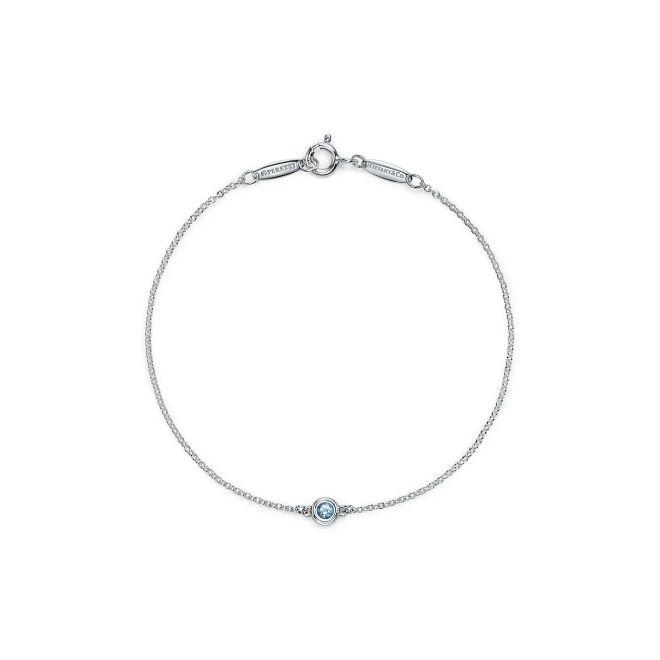 Tiffany & Co. Shop Elsa Peretti® Sterling Silver and Aquamarine Bracelet | ^ Bracelets|Sterling Silver Jewelry