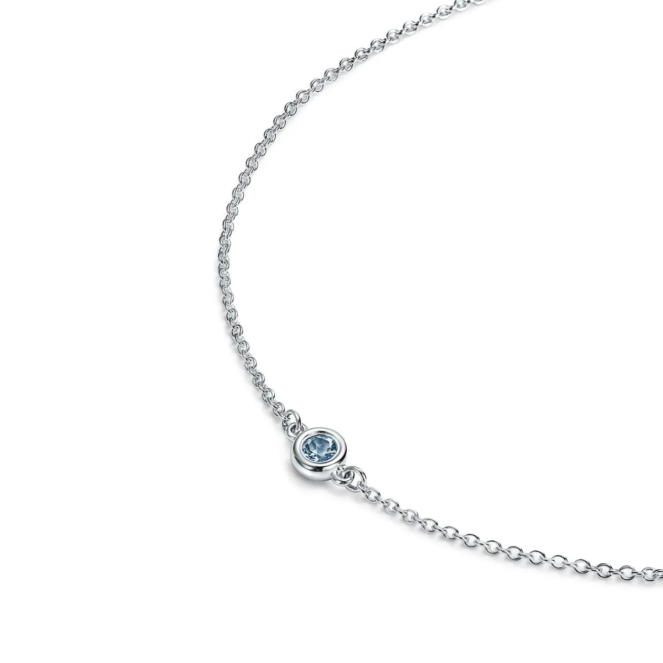 Tiffany & Co. Shop Elsa Peretti® Sterling Silver and Aquamarine Bracelet | ^ Bracelets|Sterling Silver Jewelry