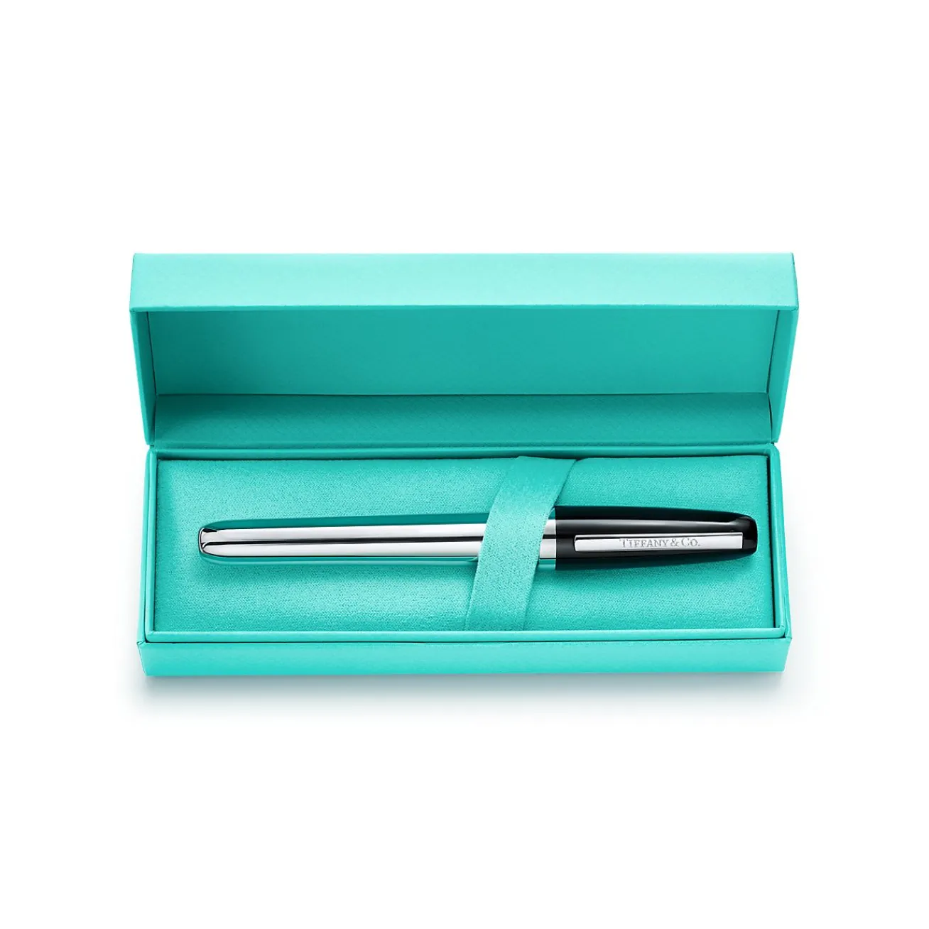 Tiffany & Co. Shop Sterling Silver and Black Enamel Marker | ^ The Home|Housewarming Gifts