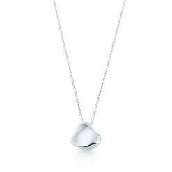 Tiffany & Co. Small Sterling Silver Full Heart Pendant | ^ Necklaces & Pendants|Sterling Silver Jewelry