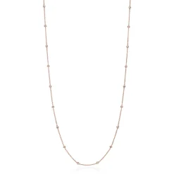 Tiffany & Co. Square Chain Necklace in Rose Gold with Diamonds | ^ Necklaces & Pendants|Rose Gold Jewelry