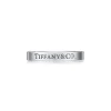 Tiffany & Co. T&CO.® Band Ring in Platinum with a Diamond | ^ Rings|Platinum Jewelry