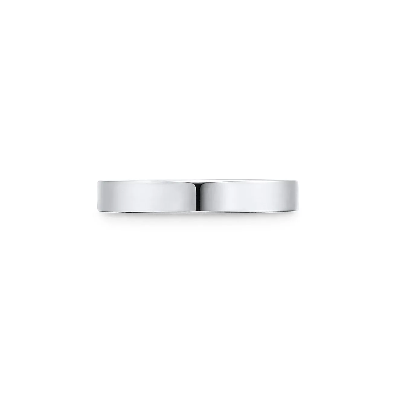 Tiffany & Co. T&CO.® Band Ring in Platinum with a Diamond | ^ Rings|Platinum Jewelry