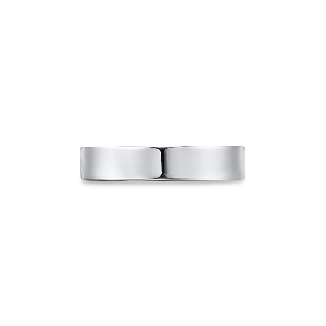 Tiffany & Co. T&CO.® Band Ring in Platinum with a Diamond | ^ Rings|Platinum Jewelry