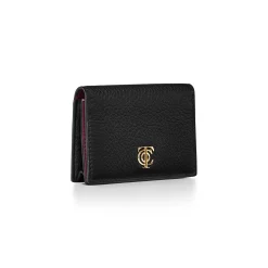 Tiffany & Co. T&CO. Flap Card Holder in Black Leather | ^Women Small Leather Goods|Women's Accessories