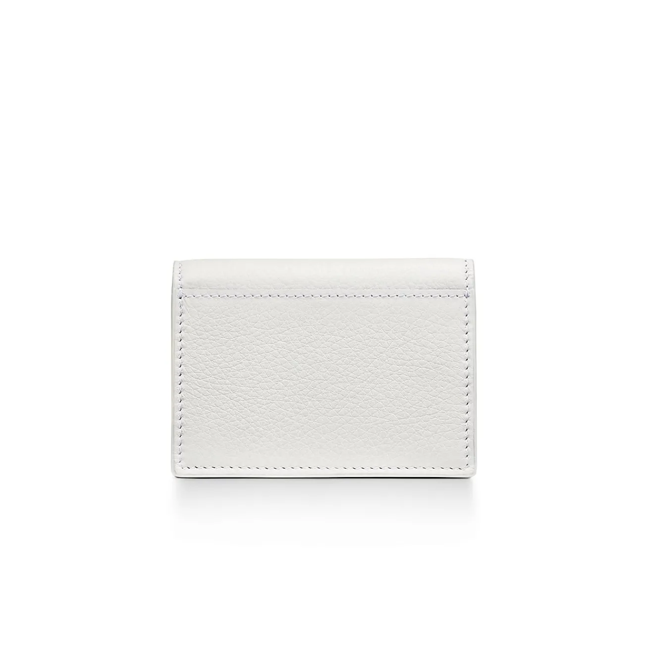 Tiffany & Co. T&CO. Flap Card Holder in White Leather | ^Women Small Leather Goods|Women's Accessories