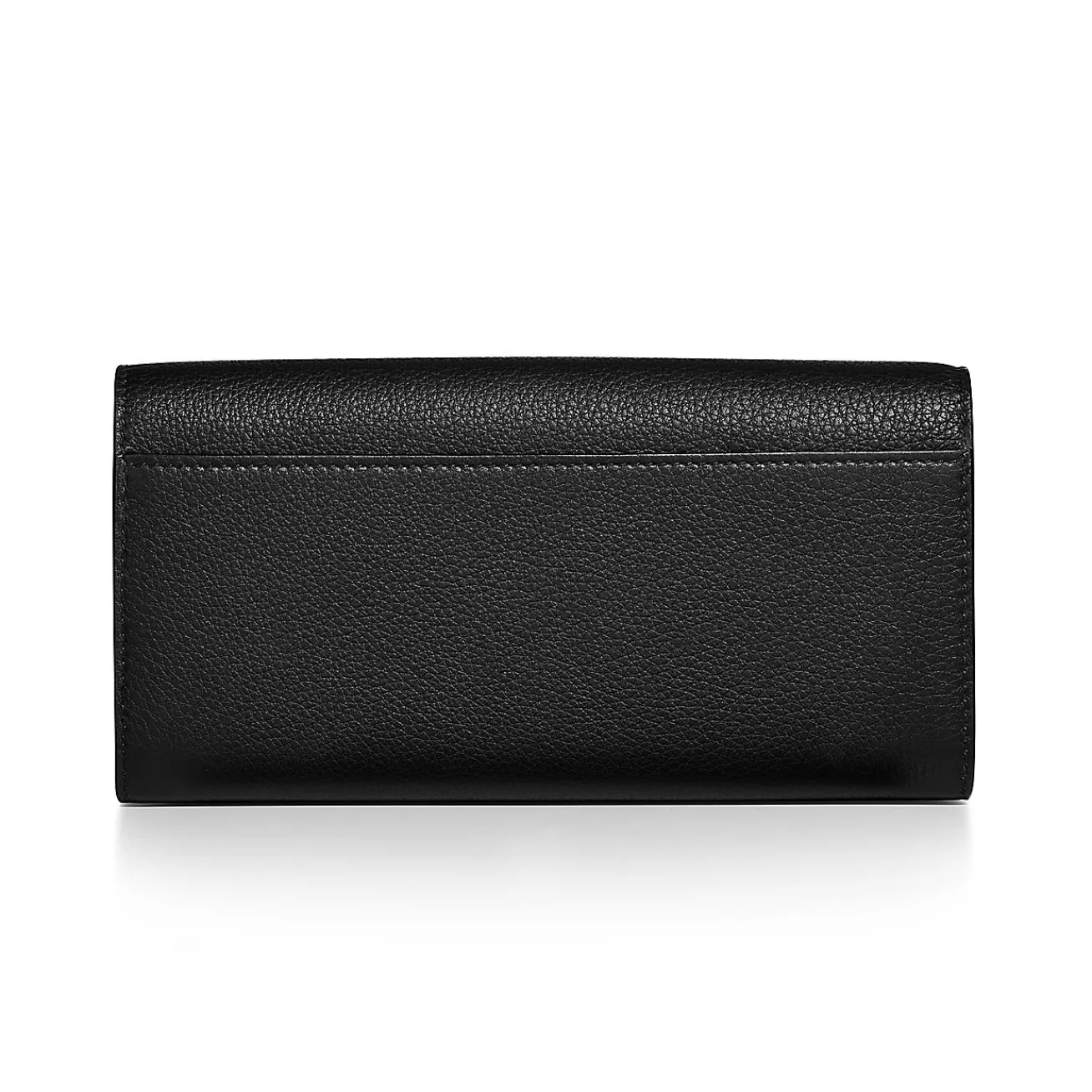 Tiffany & Co. T&CO. Flap Continental Wallet in Black Leather | ^Women Small Leather Goods|Women's Accessories