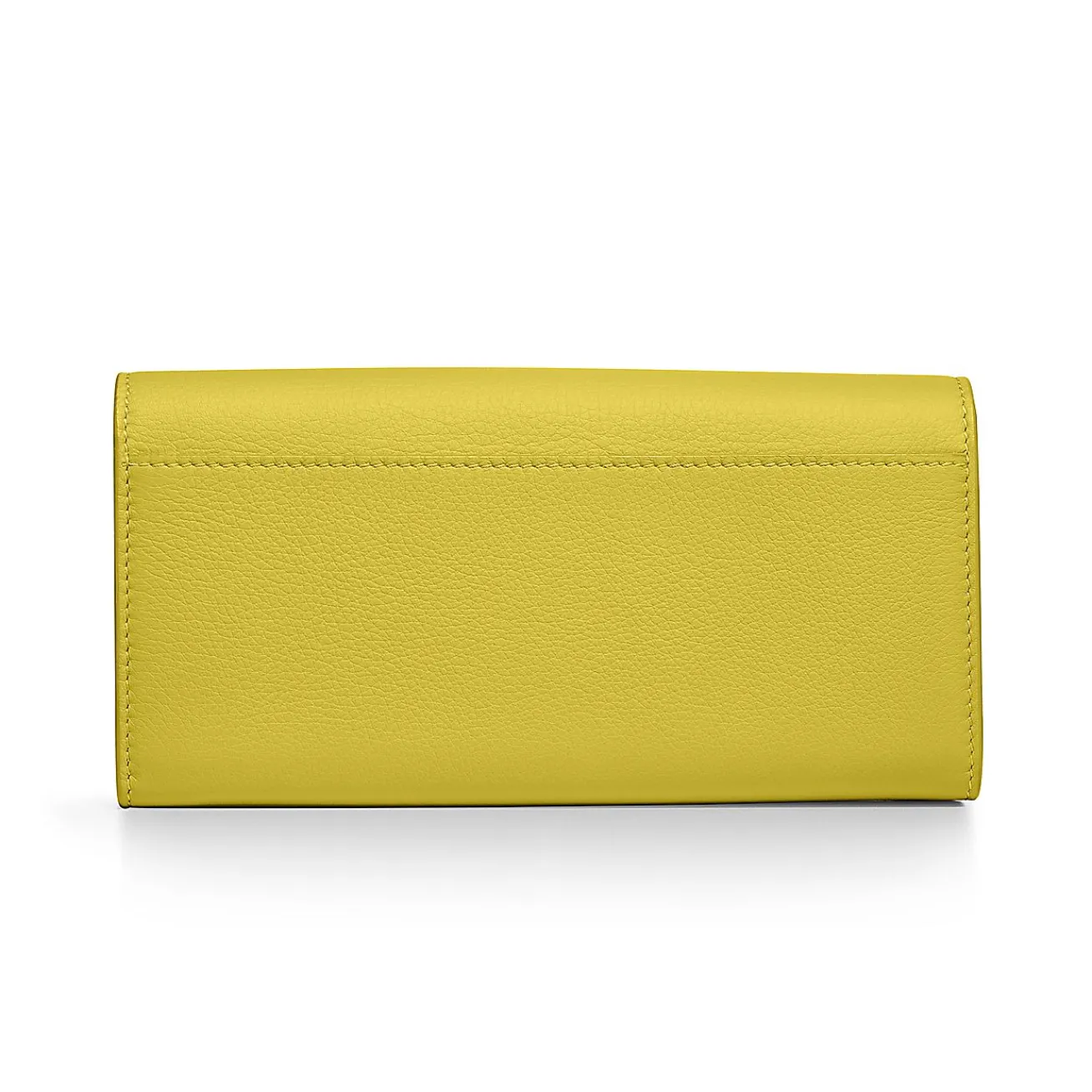Tiffany & Co. T&CO. Flap Continental Wallet in Chartreuse Leather | ^Women Small Leather Goods|Women's Accessories