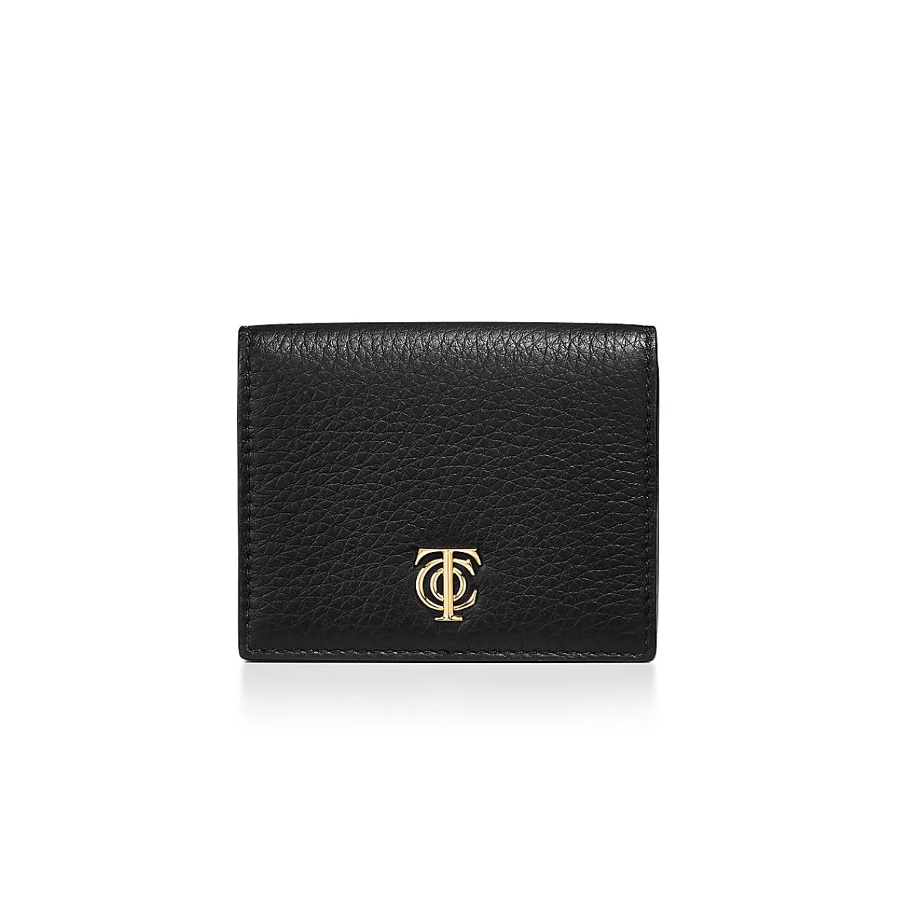 Tiffany & Co. T&CO. Trifold Wallet in Black Leather | ^Women Small Leather Goods|Women's Accessories