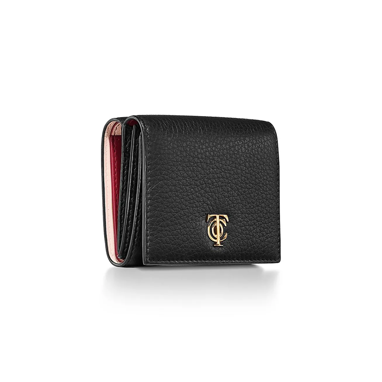Tiffany & Co. T&CO. Trifold Wallet in Black Leather | ^Women Small Leather Goods|Women's Accessories