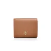 Tiffany & Co. T&CO. Trifold Wallet in Clay Brown Leather | ^Women Small Leather Goods|Women's Accessories