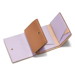 Tiffany & Co. T&CO. Trifold Wallet in Clay Brown Leather | ^Women Small Leather Goods|Women's Accessories