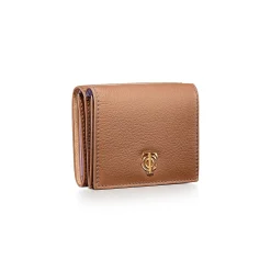 Tiffany & Co. T&CO. Trifold Wallet in Clay Brown Leather | ^Women Small Leather Goods|Women's Accessories