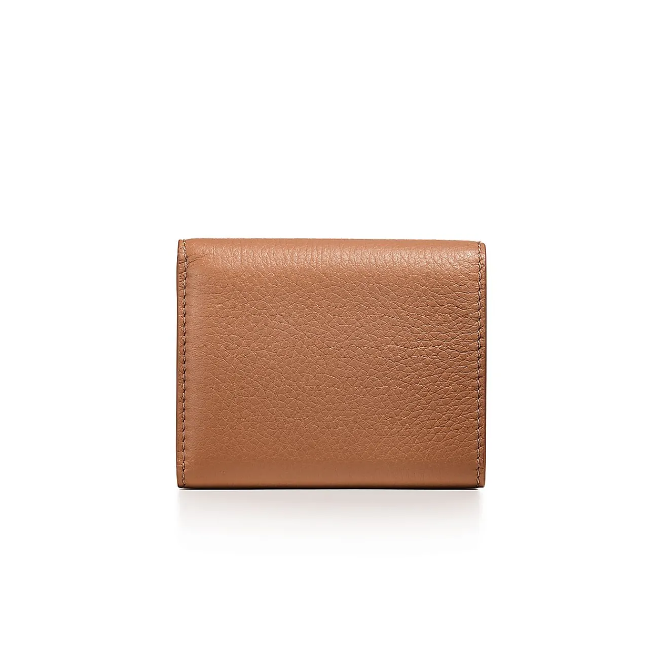 Tiffany & Co. T&CO. Trifold Wallet in Clay Brown Leather | ^Women Small Leather Goods|Women's Accessories