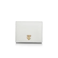 Tiffany & Co. T&CO. Trifold Wallet in White Leather | ^Women Small Leather Goods|Women's Accessories