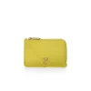 Tiffany & Co. T&CO. Zip Card Case in Chartreuse Leather | ^Women Small Leather Goods|Women's Accessories