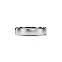 Tiffany & Co. The Charles Tiffany Setting Satin Finish Ring in Platinum with a Diamond, 5 mm | ^ Rings|Platinum Jewelry