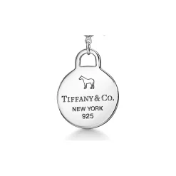 Tiffany & Co. The Return to Tiffany® x Beyoncé Collection Round Tag Bead Necklace in Silver | ^ Necklaces & Pendants|Sterling Silver Jewelry