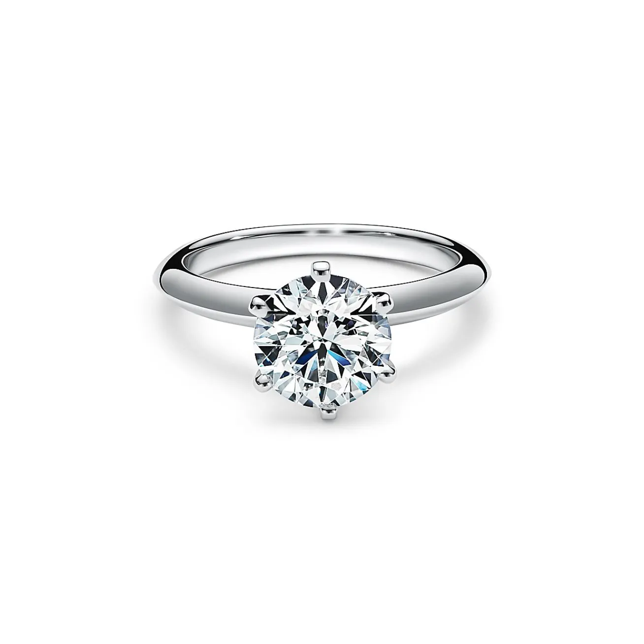 Tiffany & Co. The Tiffany® Setting in platinum: world's most iconic engagement ring. | ^ Engagement Rings