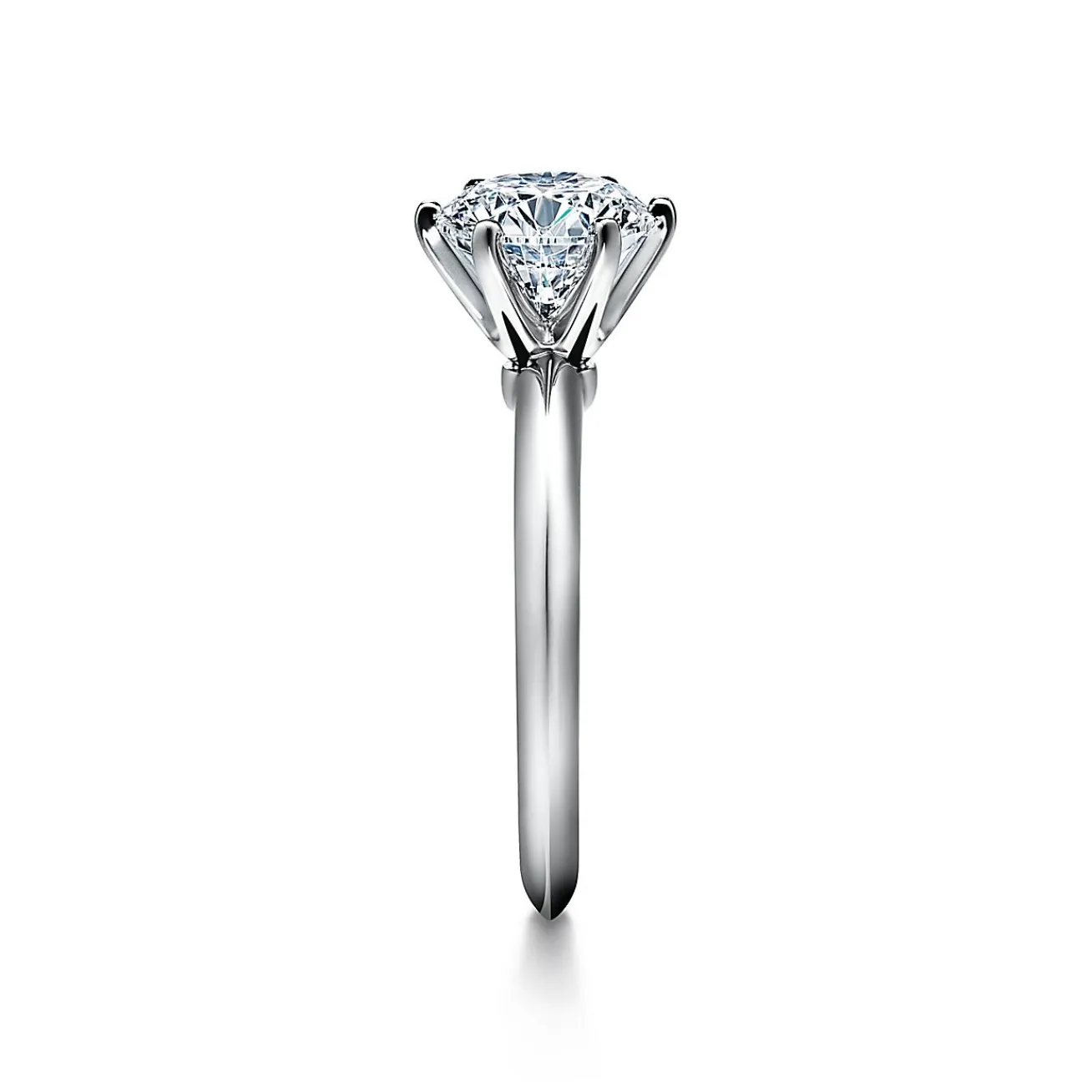 Tiffany & Co. The Tiffany® Setting in platinum: world's most iconic engagement ring. | ^ Engagement Rings