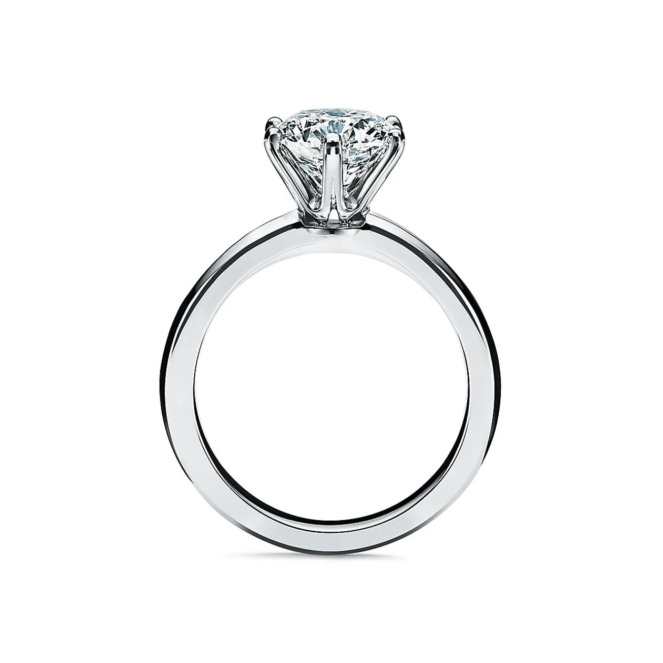 Tiffany & Co. The Tiffany® Setting in platinum: world's most iconic engagement ring. | ^ Engagement Rings