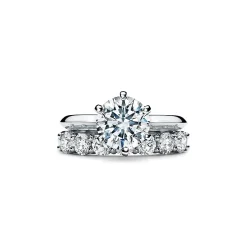 Tiffany & Co. The Tiffany® Setting in platinum: world's most iconic engagement ring. | ^ Engagement Rings