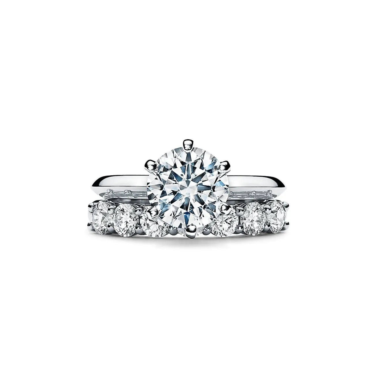 Tiffany & Co. The Tiffany® Setting in platinum: world's most iconic engagement ring. | ^ Engagement Rings