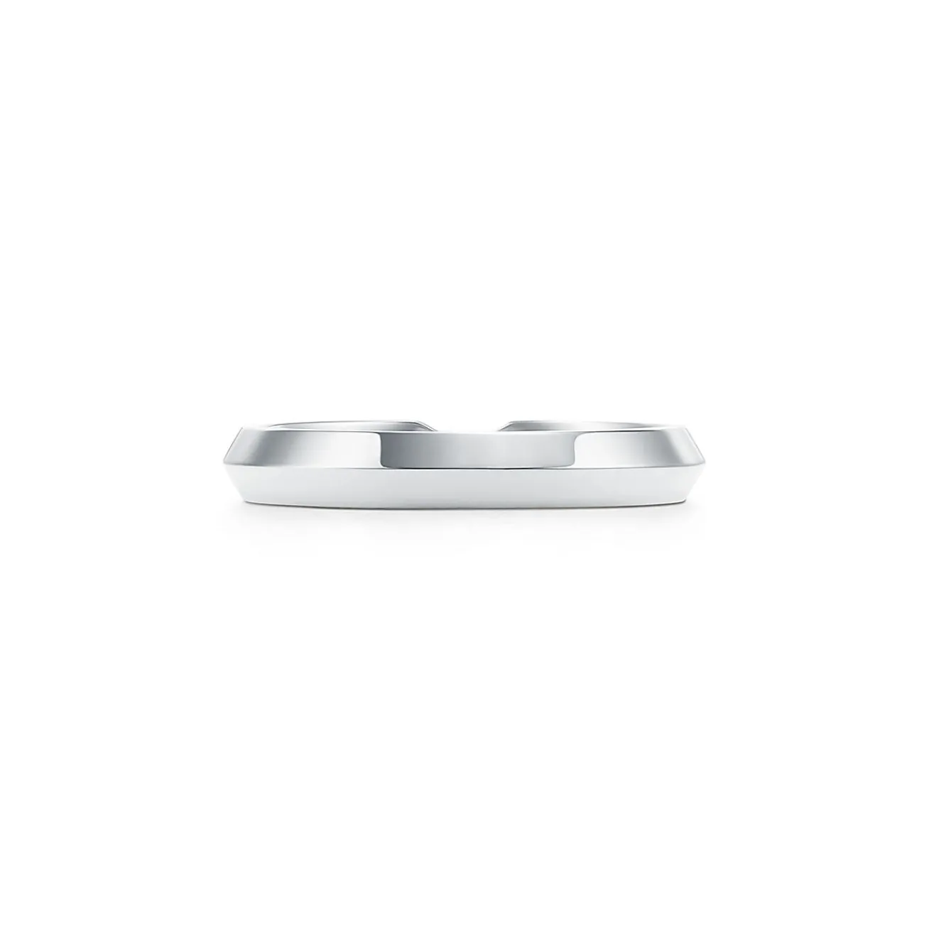 Tiffany & Co. The Tiffany® Setting nesting narrow band ring in platinum, 3 mm wide. | ^Women Rings|Stacking Rings