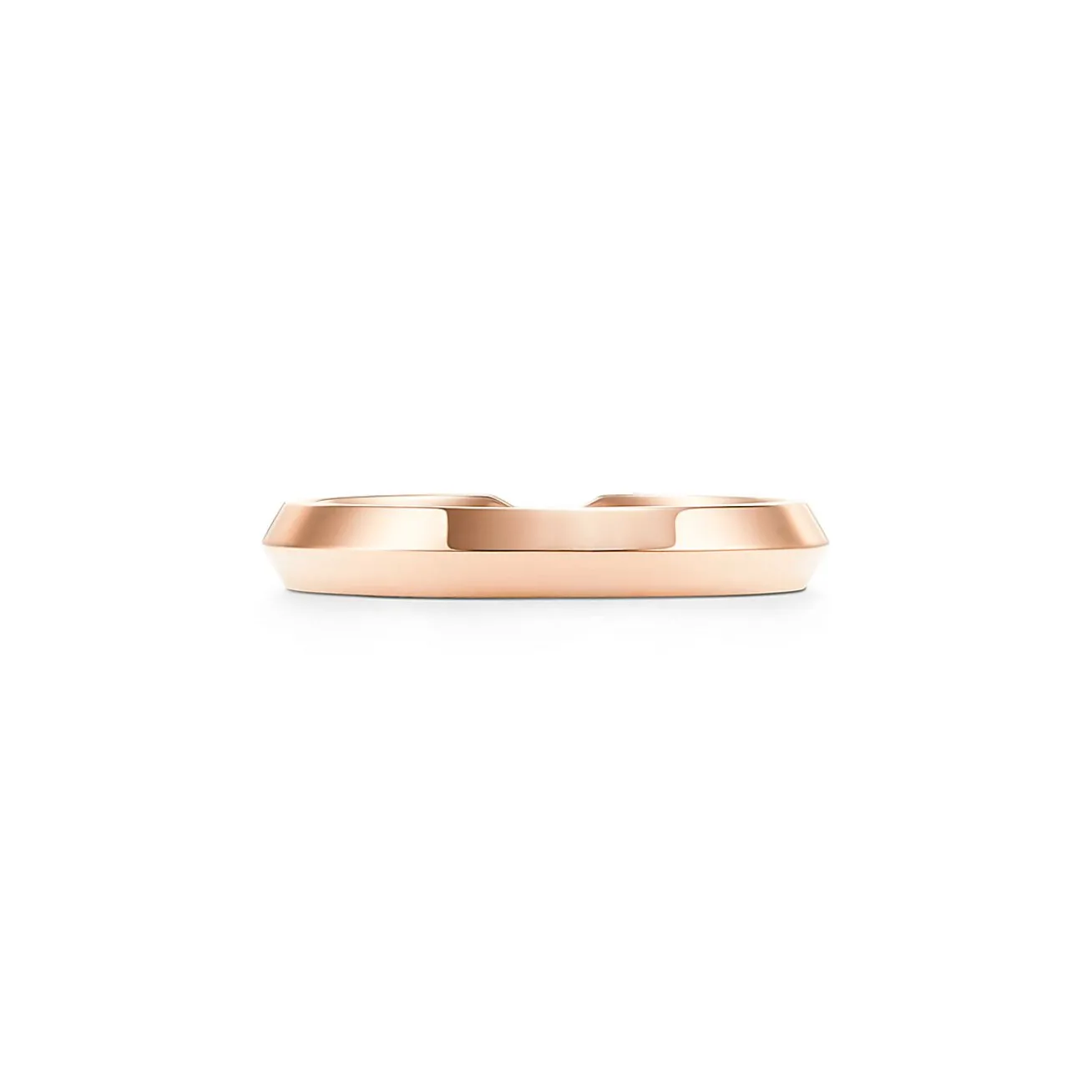 Tiffany & Co. The Tiffany® Setting nesting narrow band ring in 18k rose gold, 3 mm wide. | ^Women Rings|Stacking Rings