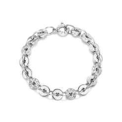 Tiffany & Co. Tiffany 1837® circle bracelet in sterling silver, medium. | ^ Bracelets|Sterling Silver Jewelry