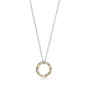 Tiffany & Co. Tiffany 1837® Circle Pendant in Sterling Silver and Yellow Gold | ^ Necklaces & Pendants|New Jewelry