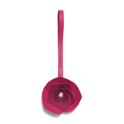 Tiffany & Co. ® Flower Bag Charm in Fuchsia Leather | ^Women Small Leather Goods|Women's Accessories