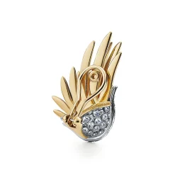 Tiffany & Co. Schlumberger® Flame Ear Clips in Gold and Platinum with Diamonds | ^ Earrings|Gold Jewelry