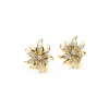 Tiffany & Co. Schlumberger® Flame ear clips in 18k gold with diamonds. | ^ Earrings|Gold Jewelry