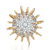 Tiffany & Co. Schlumberger® Apollo Brooch in Gold and Platinum with Diamonds | ^ Brooches|Men's Jewelry