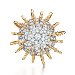 Tiffany & Co. Schlumberger® Apollo Brooch in Gold and Platinum with Diamonds | ^ Brooches|Men's Jewelry