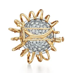 Tiffany & Co. Schlumberger® Apollo Brooch in Gold and Platinum with Diamonds | ^ Brooches|Men's Jewelry