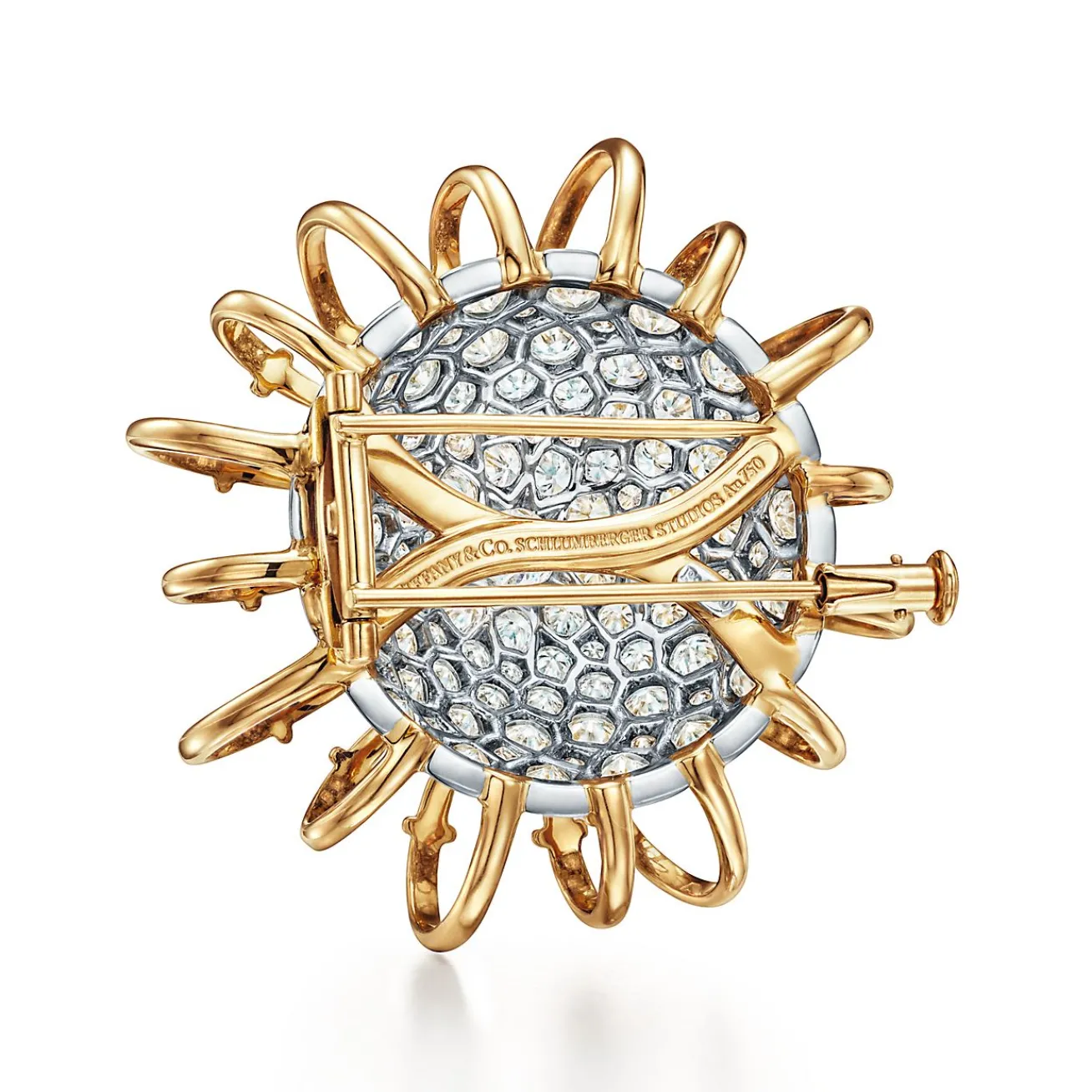 Tiffany & Co. Schlumberger® Apollo Brooch in Gold and Platinum with Diamonds | ^ Brooches|Men's Jewelry