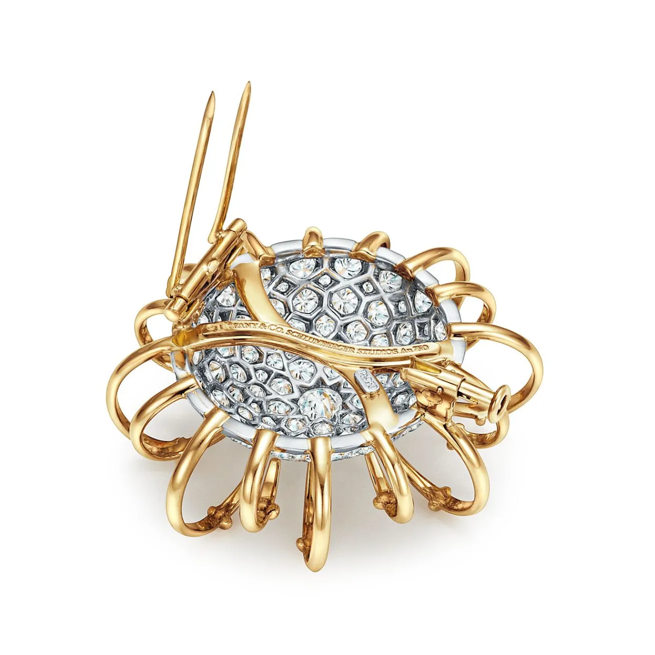 Tiffany & Co. Schlumberger® Apollo Brooch in Gold and Platinum with Diamonds | ^ Brooches|Men's Jewelry