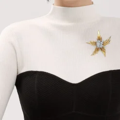 Tiffany & Co. Schlumberger® Paris Flames Brooch in Yellow Gold with Diamonds | ^ Brooches|Men's Jewelry