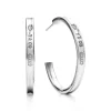 Tiffany & Co. Tiffany 1837® Hoop Earrings in Silver, Medium | ^ Earrings|Gifts for Her