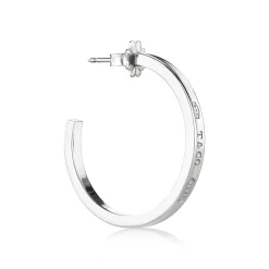 Tiffany & Co. Tiffany 1837® Hoop Earrings in Silver, Medium | ^ Earrings|Gifts for Her